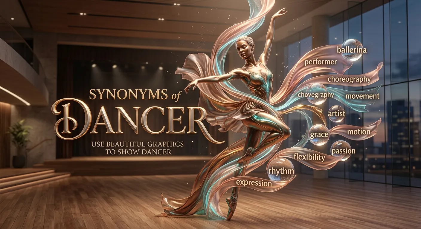 Synonyms for dancer with meanings and examples of alternative words