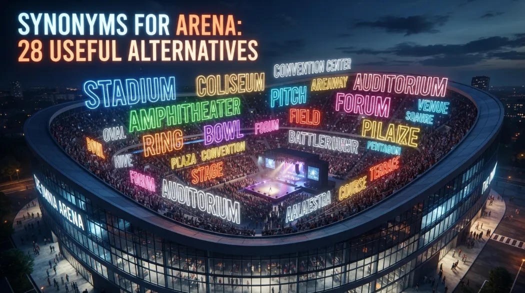 Synonyms for arena with 28 useful alternatives for sports, competition, and activity
