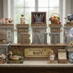 Synonyms for bait with meanings and examples