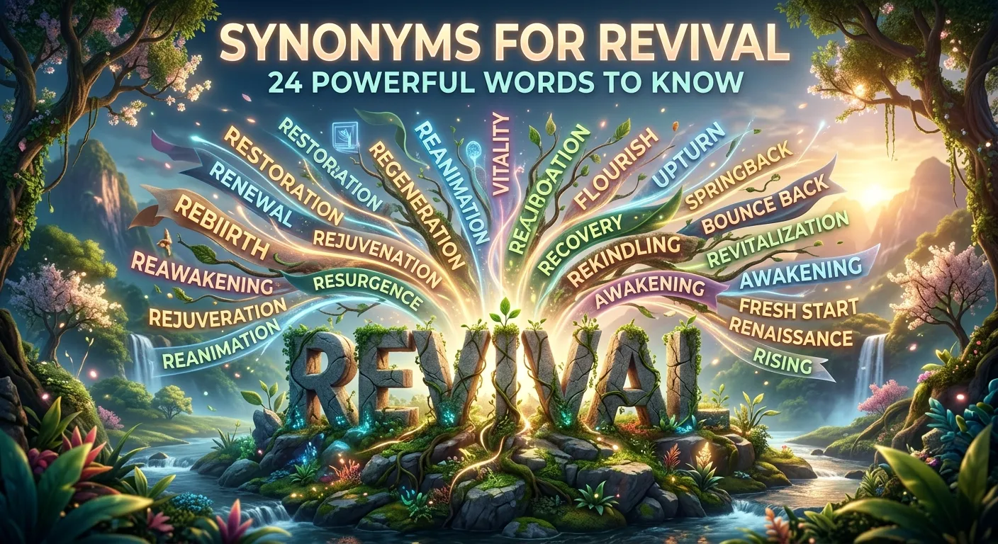 Synonyms for revival with related words and meanings