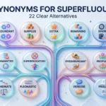 ]Synonyms for superfluous including unnecessary, redundant, excessive, and extraneous